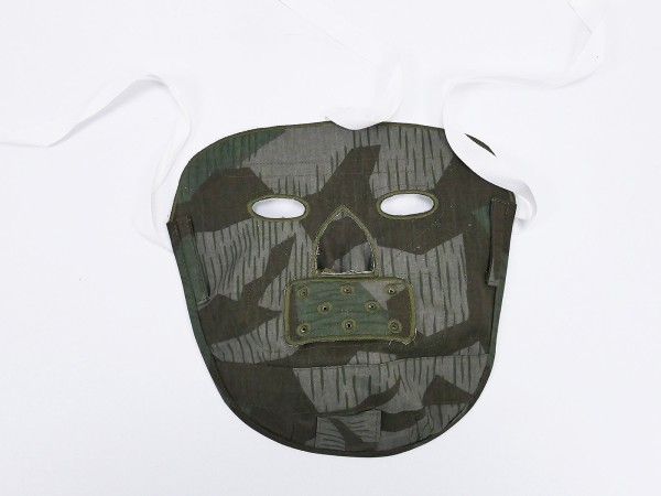 Wehrmacht sniper face mask camouflage mask splinter camouflage / winter white