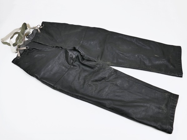 Waffen SS tank pants leather old tank leather pants from museum liquidation