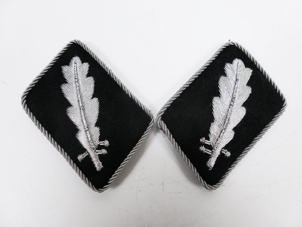 SS rank badge / collar mirror Standartenführer flat variant museum production