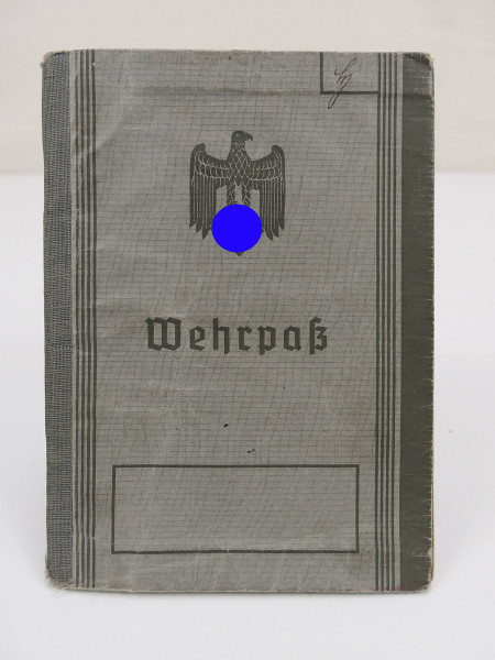 Wehrmacht military passport 1936-44 of a Panzergrenadier