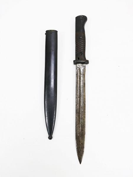 Wehrmacht original bayonet M84/98 K98 / side rifle with repro scabbard