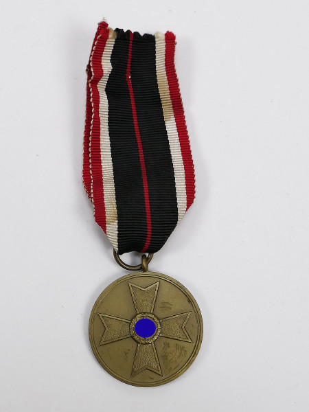 Original war service medal "For war service 1939" on ribbon