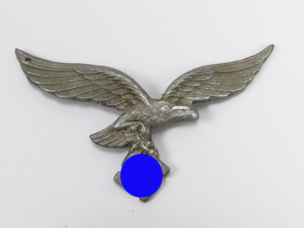 Luftwaffe cap eagle on cotter pins for peaked cap