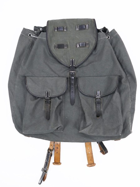 #5/ Vintage backpack blue-grey type Luftwaffe WW2 with shoulder straps TOP condition