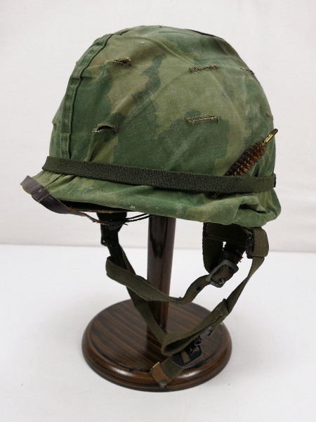 US Army VIETNAM M1C Paratrooper steel helmet Airborne paratrooper helmet