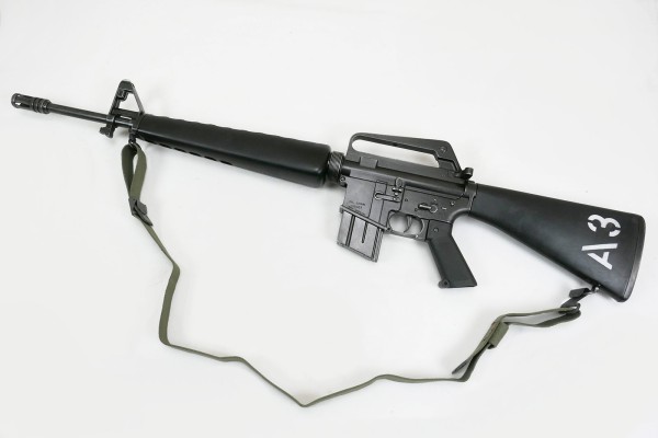 US M16A2 assault rifle + sling + magazine deco model film weapon Humvee M998 H1