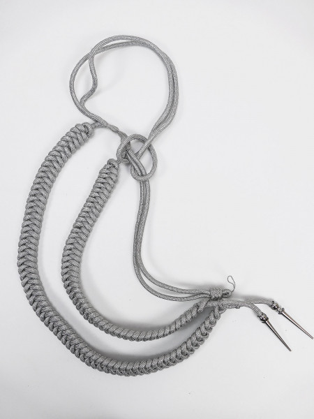 Wehrmacht PARADE catch cord monkey swing adjutant cord - double - uniform silver