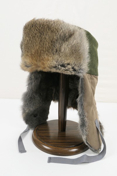 #8 WK2 Wehrmacht winter cap fur cap rabbit rabbit fur field cap size 57