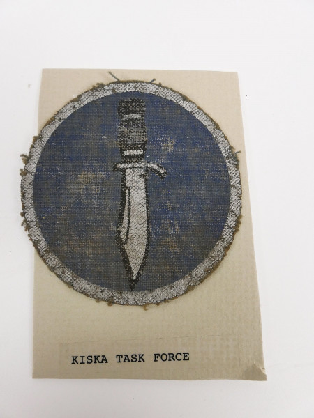 Original US ARMY WW2 Badge Kiska Task Force Patch - U.S. Command / Special Units