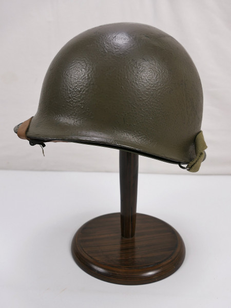 US ARMY WW2 M1 Swivel Bale Front Seam Helmet Steel Helmet with U.S. Capac Liner