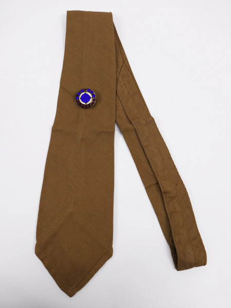 Uniform tie brown with A.H. 1933 sympathy badge tie tie