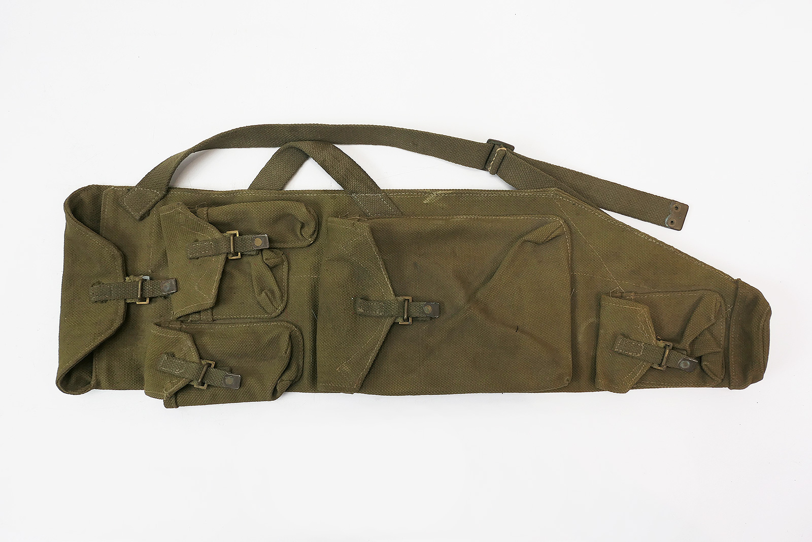 Original British Army Bren Gun Spare Barrel Pouch - Accessories Bag Bren MG