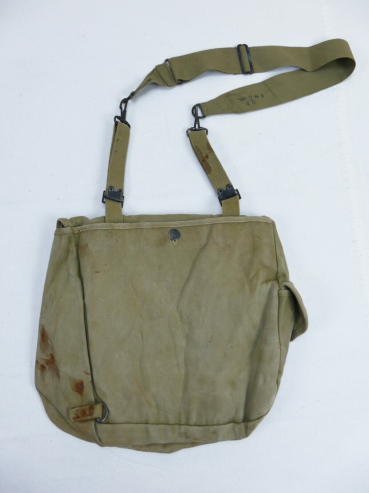 WWII Paratrooper M1936 Musette Bag & Suspenders (1942)