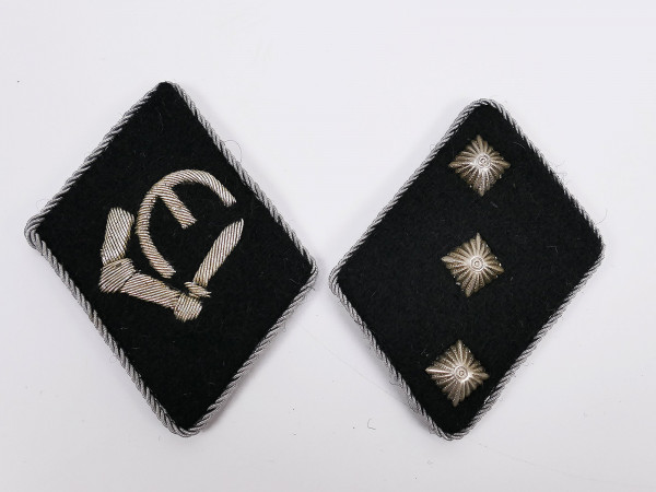 Collar mirror Untersturmführer 20th Volunteer Waffen SS Grenadier Division Estonian No.1