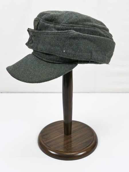 Waffen SS M43 field cap size 59 with trapeze effects lining mix from museum liquidation