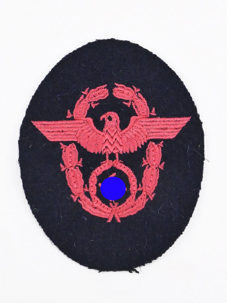 Fire brigade police sleeve eagle sleeve badge uniform eagle on dark blue background