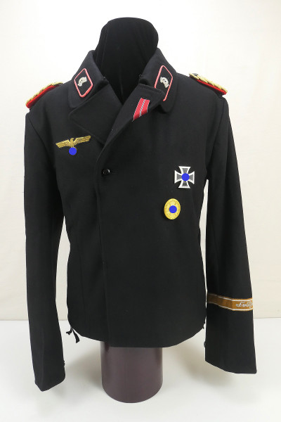 Wehrmacht Uniform Panzer General Dr. Franz Bäke Panzerbluse Feldherrnhalle Panzerjacke