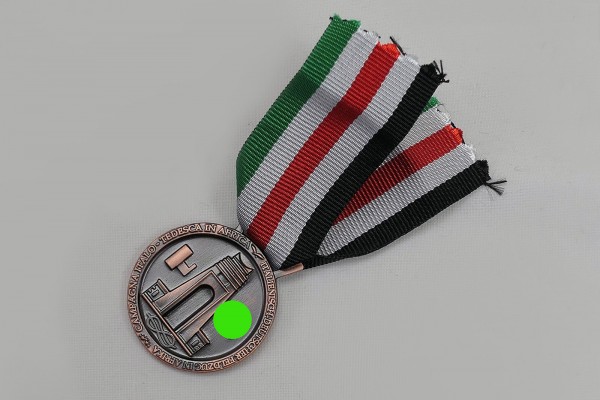 WK2 Medal Italian German campaign in Africa to ribbon section