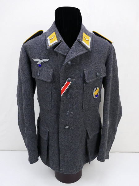 Luftwaffe four pocket skirt Uffz LW Uniform Feuerwerker Gr.50 from museum liquidation