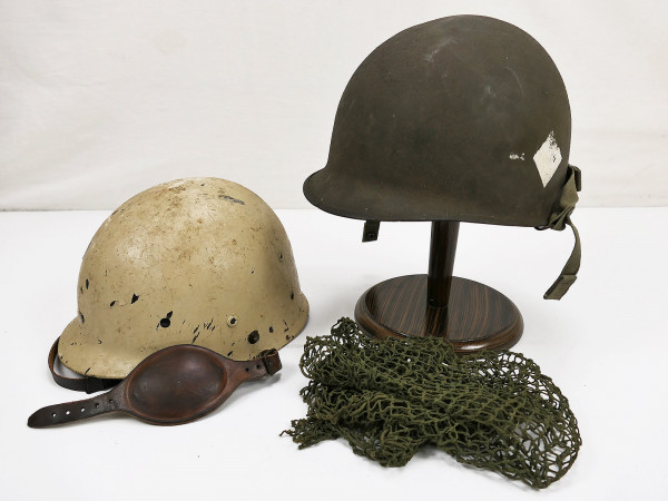 US ARMY WW2 M1C 501st Parachute Infantry Normandy steel helmet PIR with Westinghouse liner
