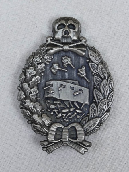 WK1 Panzerkampfabzeichen Order Panzerkampfwagen Badge