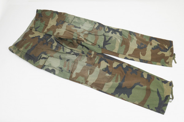 US Army Field Trousers Combat Trousers Camouflage Woodland - Medium Long