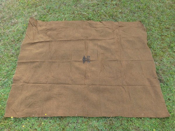 US Army Wool virgin Blanket Aesculab OD US Sani Blanket Medics medical corps