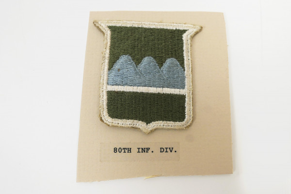 Original US ARMY WW2 Infantry Division Badge Patch - 80th Infantry