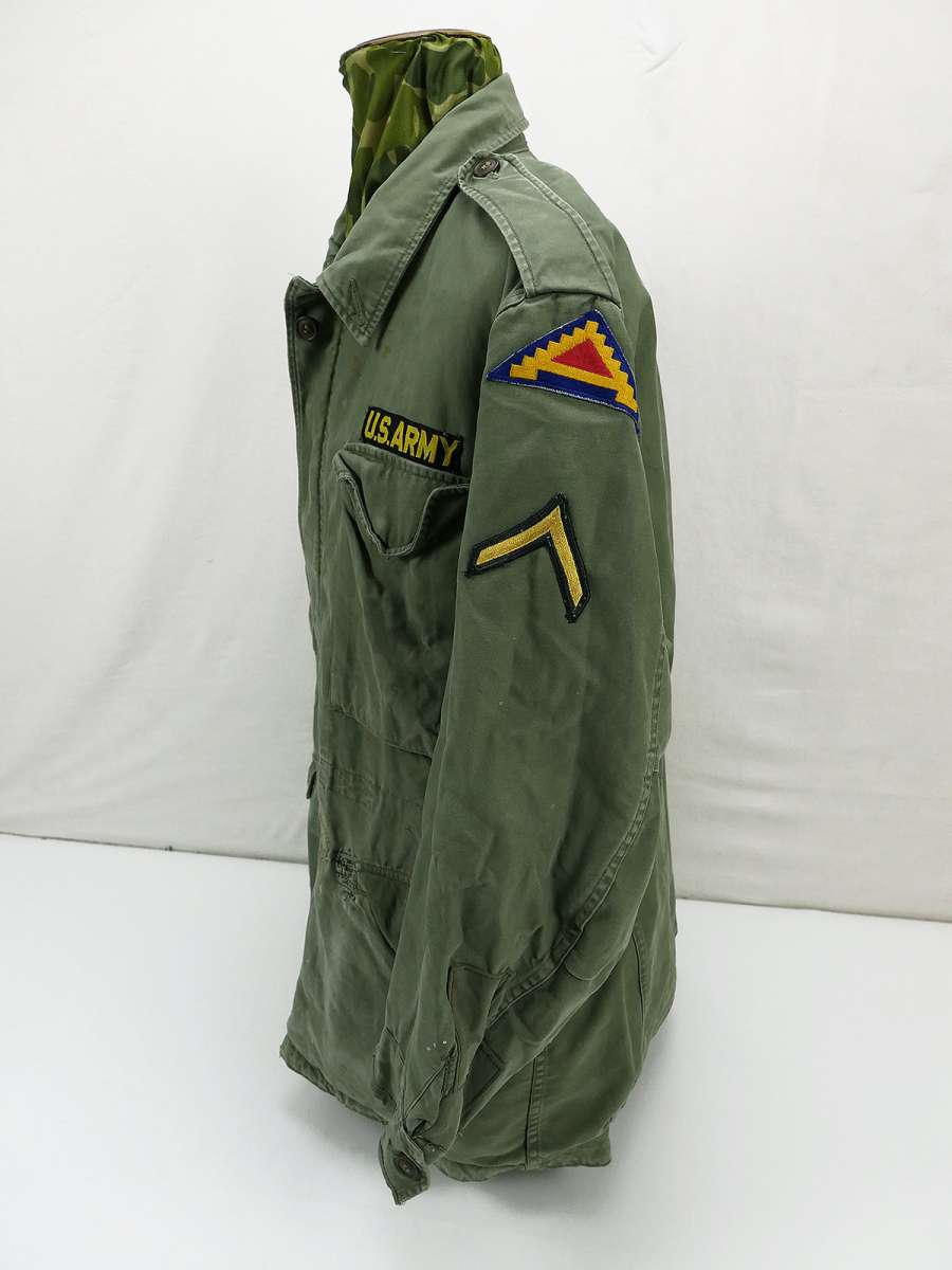 Original US M-1951 Field Jacket Coat Man's cotton olive