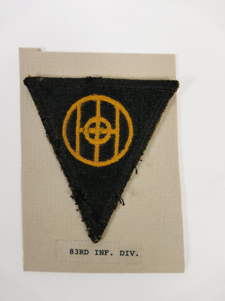Original US ARMY WW2 Infantry Division Badge Patch - 83rd Infantry Division Badge