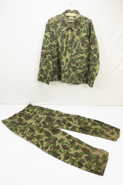 US Army Vintage Vietnam Duck Hunter Shirt + Trousers Camouflage Field Shirt and Pants