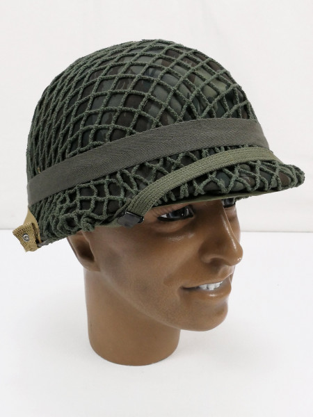 #3 M1 steel helmet Helmet with liner and lizard helmet cover Camouflage cover and helmet net