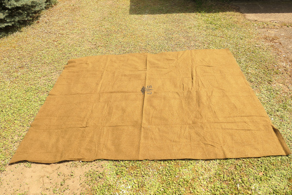 US Army Wool virgin Blanket Olive Drab Aesculab US Wool Blanket 1951