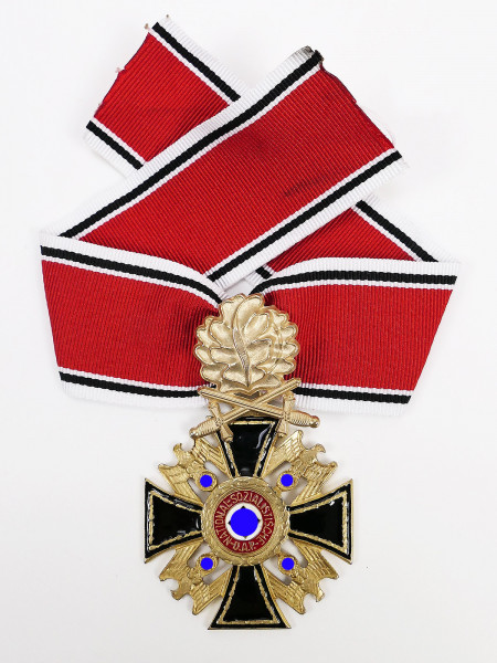 German Order of the Greater German Reich Party NSDAP with oak leaves on ribbon