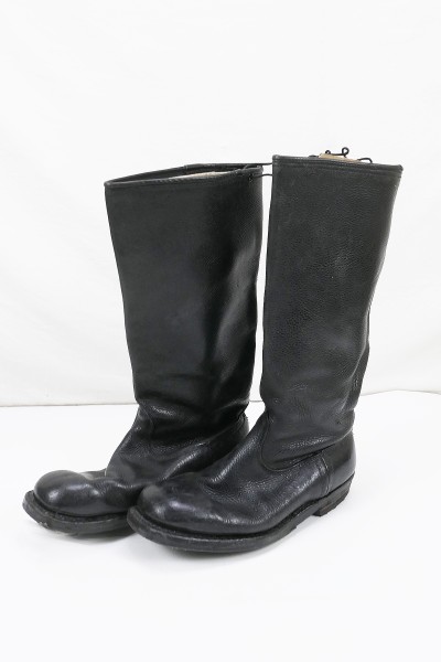 Type Wehrmacht leather boots Knobelbecher shaft boots with rubber sole Gr.40