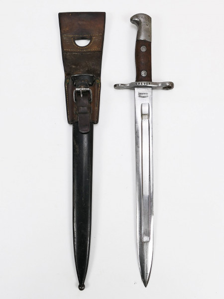 Switzerland dagger bayonet Schmidt-Rubin M 1889 Maschinenfabrik Bern with coupling shoe