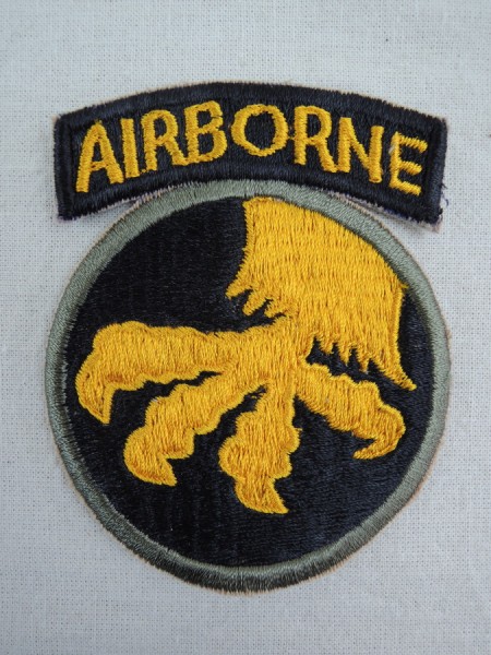US WW2 Patch 17th Airborne Division Paratrooper
