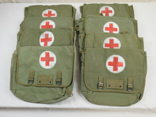 MUSETTE BAG Type US ARMY WW2 paramedic Red Cross Red Cross Willys Jeep