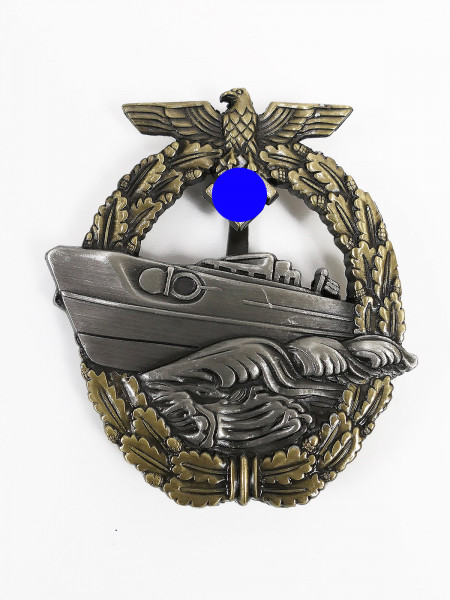Kriegsmarine speedboat war badge 2nd form