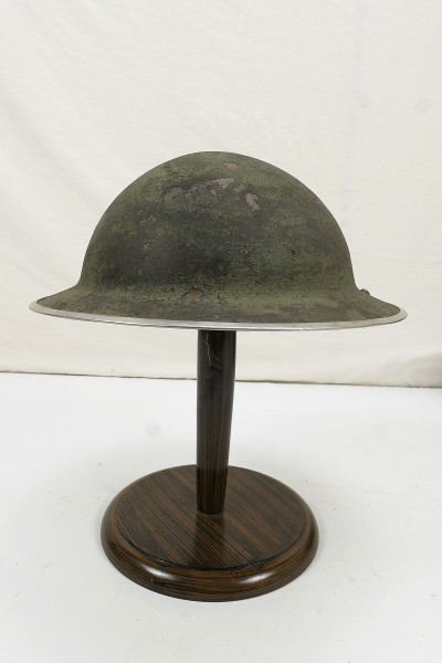 Original WW2 plate helmet English Brodie steel helmet British Army #16