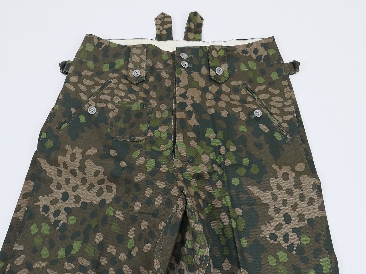 Waffen SS M44 pea camouflage field trousers wedge trousers / camouflage ...