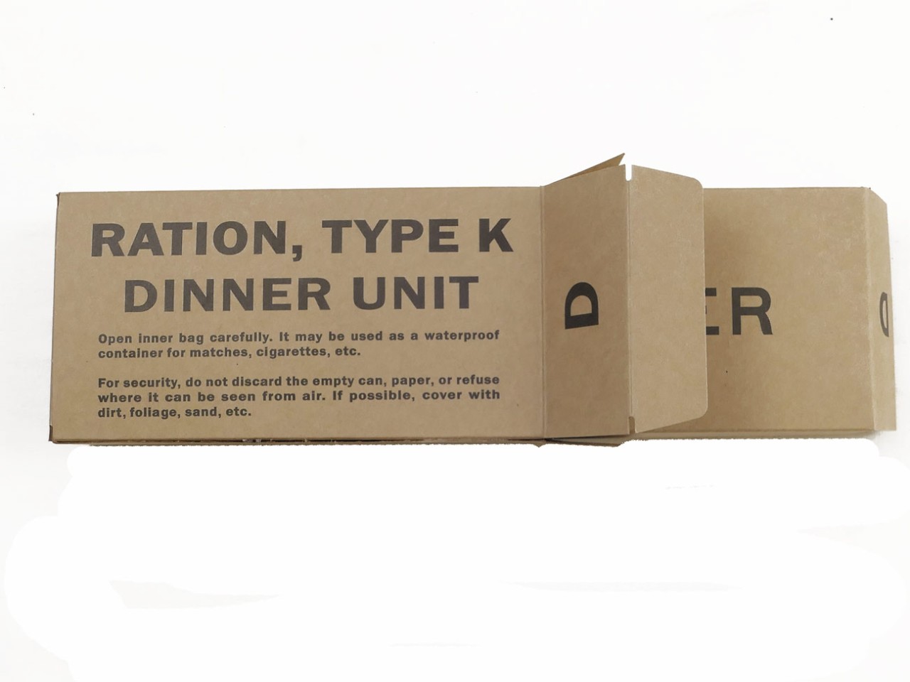 US ARMY WW2 Rations Type K Dinner Unit / Rations Box Carton Catering ...