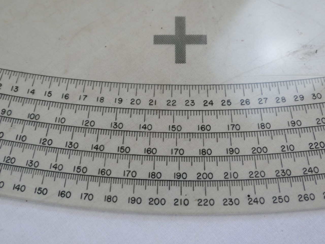 US Army Protractor Sound Ranging Time Scales + / Protractor for time ...